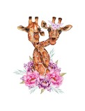 Cumpara ieftin Sticker decorativ Girafa, Multicolor, 72 cm, 5947ST, Oem