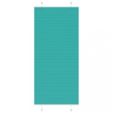 vidaXL Jaluzea plisată verde petrol 90x200 cm Lățime țesătură 89,4 cm