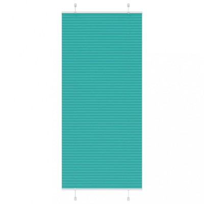 Jaluzea plisată verde petrol 90x200 cm Lățime țesătură 89,4 cm foto
