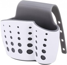 Teaca Suport pentru Burete de Vase Bucatarie pentru Chiuveta, Curea Reglabila din Silicon, Original Deals