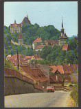 CPIB 20544 CARTE POSTALA - SIGHISOARA, VEDERE, AUTOTURISM, Necirculata, Fotografie