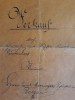 ACTE NOTARIALE VECHI 1918 - TIMBRU FISCAL - HARTIE CU FILIGRAM - CALIGRAFIE