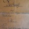 ACTE NOTARIALE VECHI 1918 - TIMBRU FISCAL - HARTIE CU FILIGRAM - CALIGRAFIE