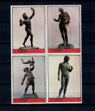 Ajman 1972 - Statui de bronz, serie dantelata neuzata