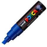 Marker UNI PC-8K Posca, 8.0 mm,varf tesit,albastru