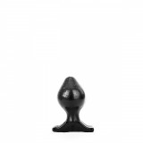 Dop Anal Cors All Black PVC 18 cm