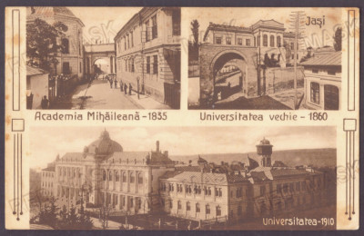 775 - IASI, University, Romania - old postcard - unused foto