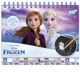 Set creativ de razuit si colorat Disney Frozen, Totum