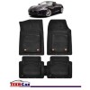 Covorase Auto TeamCar&reg; Tip Tavita Compatibile Jaguar F-Type I (2013+) Negru Material Rezistent, Cauciuc, Oem