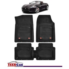 Covorase Auto TeamCar&reg; Tip Tavita Compatibile Jaguar F-Type I (2013+) Negru Material Rezistent