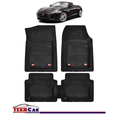 Covorase Auto TeamCar&amp;reg; Tip Tavita Compatibile Jaguar F-Type I (2013+) Negru Material Rezistent foto