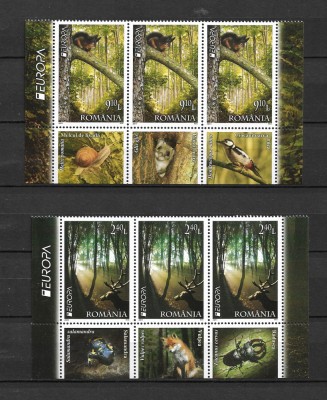 ROMANIA 2011 - EUROPA 2011 - PADURI, 3 SERII + TABS , MNH - LP 1899 foto