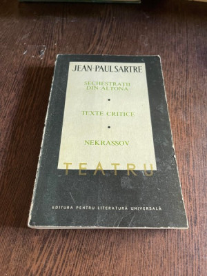 Jean-Paul Sartre - Teatru (volumul 2) foto