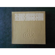 ARTA DECORATIVA CONTEMPORANA ROMANEASCA. ALBUM (1970, editie cartonata)