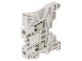 Conector &icirc;mbinare şine 0,2&divide;6mm&sup2; 2 borne gri 6mm