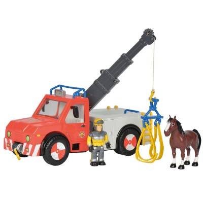 Masina de pompieri Simba Fireman Sam Phoenix cu figurina si cal foto