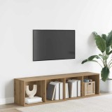 vidaXL Dulap cărți/Dulap TV Artisan Stejar 36x30x143cm Lemn prelucrat 855813
