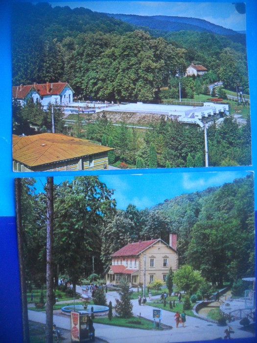 HOPCT LOT 2769 -IP--BAILE MONEASA -JUD ARAD -2 CARTI POSTALE-CIRCULATE