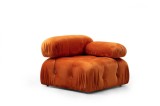 Cumpara ieftin Canapea modulara Bubble Portocaliu 95x95x75 cm