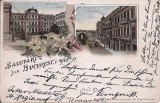 Carte postala circulata in anul 1898 Bucuresti