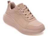 Pantofi sport SKECHERS bej, BOBS B LOVE, din piele ecologica