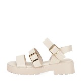 Sandale crem cu talpa groasa 3210 126, 38 - 41