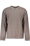 Cumpara ieftin Bluza barbati cu imprimeu cu logo maro deschis, S