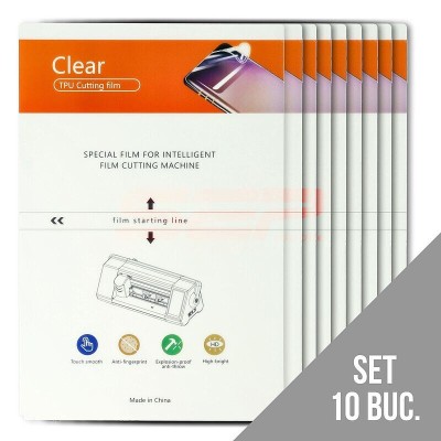 Set 10 bucati folie protectie hydrogel Clear TPU-HD AAA - fara coduri de incarcare ! foto