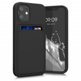 Husa pentru iPhone 12 Mini, Silicon, Negru, 55111.01, Carcasa