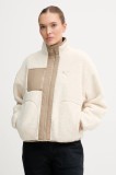 Puma geacă cu două fețe culoarea bej, de tranzitie, oversize, 688386