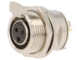 Soclu XLR mini mamă 3 pini 5A 0,5mm2
