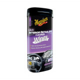 Meguiar&#039;s Quik Interior Detailer Wipes belső műanyagtiszt&iacute;t&oacute; &eacute;s &aacute;pol&oacute; kendő matt 25 db