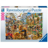 PUZZLE GALERIA ANIMALELOR, 1000 PIESE, Ravensburger