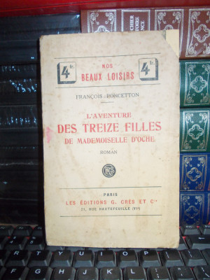 FRANCOIS PONCETTON - L&amp;#039;AVENTURE DES 13 FILLES DE MADEMOISELLE , 1921 , EROTICA foto