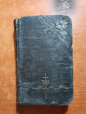 carte religioasa din anul 1922 - paroissien romain - in limba franceza foto