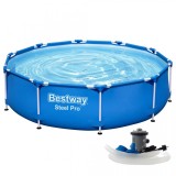 Piscina supraterana Bestway cu cadru metalic, 366x76 cm, 6500 L, cu pompa