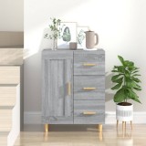 vidaXL Servantă, gri sonoma, 69,5x34x90 cm, lemn compozit