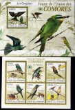 INS.COMORE-PASARI CANTATOARE-1 COALA MICA + 1 COLITA-MNH**-ICO 149