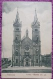 Carte postala, Timisoara, Fabrica - Biserica rom. cat., 1928