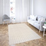 Model Blanita Lop 050, Covor Antiderapant, Efect 3D, Crem - 60x100 cm