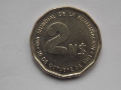 2 NUEVOS PESOS 1981 URUGUAY-FAO