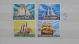 POLINEZIA FRANCEZA - SERIE 4 TIMBRE, CORABII - 1977 - MI 42 EURO - NECIRCULATA