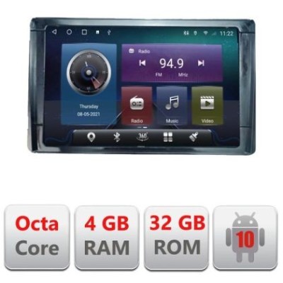 Navigatie Toyota 2DIN C-TY2DIN Octa Core cu Android Radio Bluetooth Internet GPS WIFI 4+32GB CarStore Technology foto