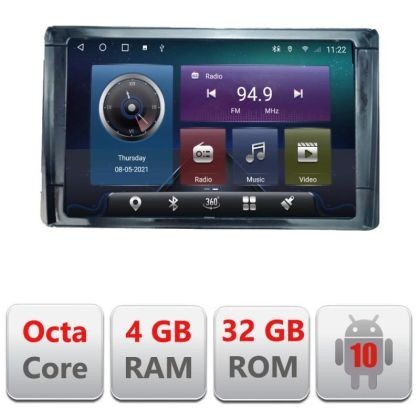 Navigatie Toyota 2DIN C-TY2DIN Octa Core cu Android Radio Bluetooth Internet GPS WIFI 4+32GB CarStore Technology