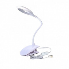 Lampa LED Veioza cu Prindere pe Birou USB 220V XL816 Diverse culori foto