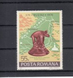 ROMANIA 1976 LP 919 - 1600 ANI PRIMA MENTIUNE DOCUMENTARA BUZAU MNH, Nestampilat