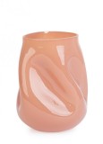 Cumpara ieftin Vaza flori sticla roz somon Kelsea 16x19 cm