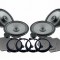 Pachet audio complet fata spate dedicat Dacia Duster 2 (2017 - prezent) cu difuzoare Hertz