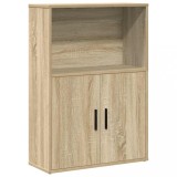 vidaXL Bibliotecă, stejar sonoma, 60x24x85 cm, lemn prelucrat