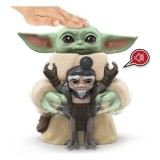 Star Wars: The Mandalorian &amp; Grogu Set figurine interactive Huggin' Grogu &amp; Anzellan 17 cm